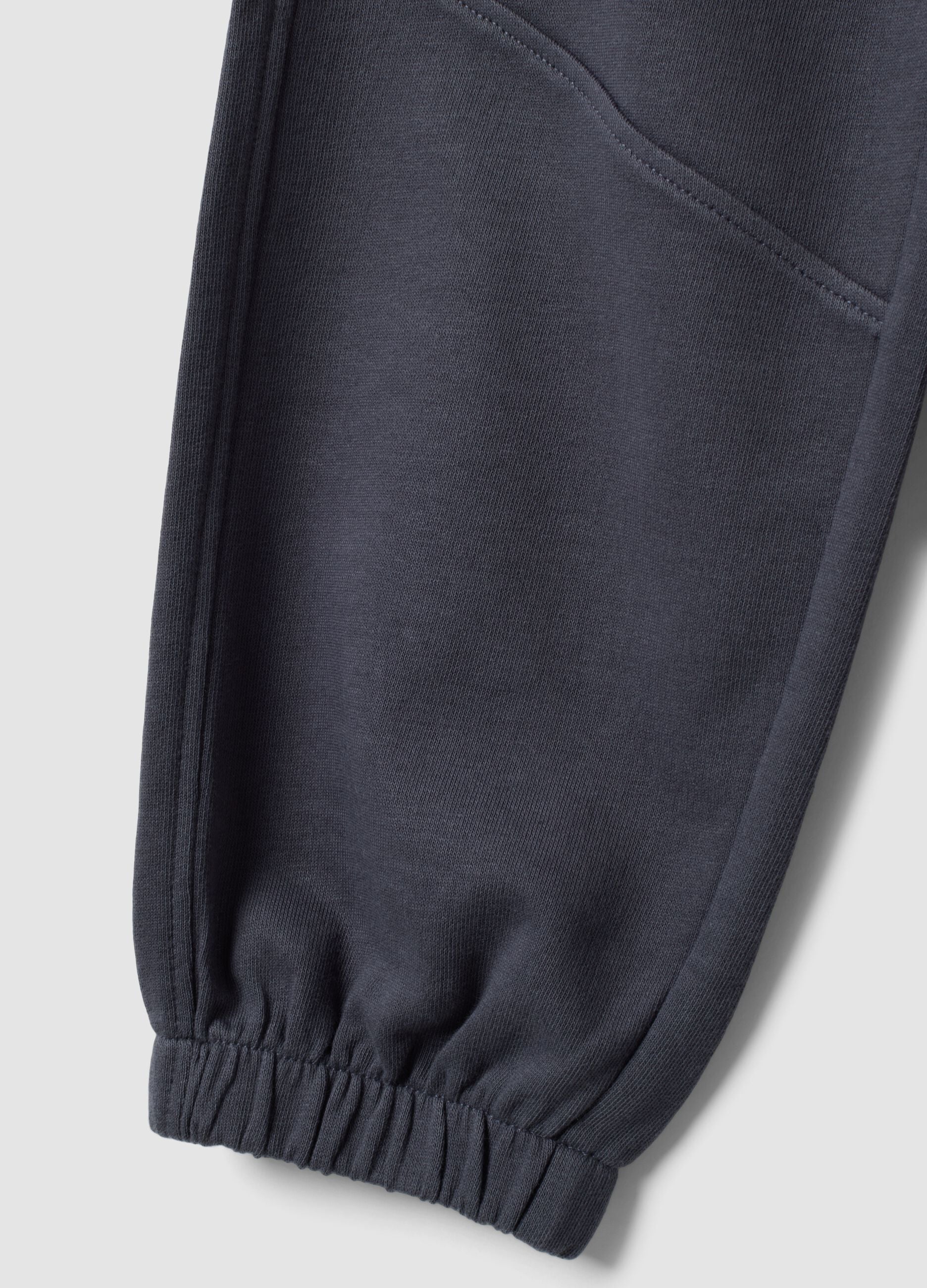 Grey pure cotton joggers
