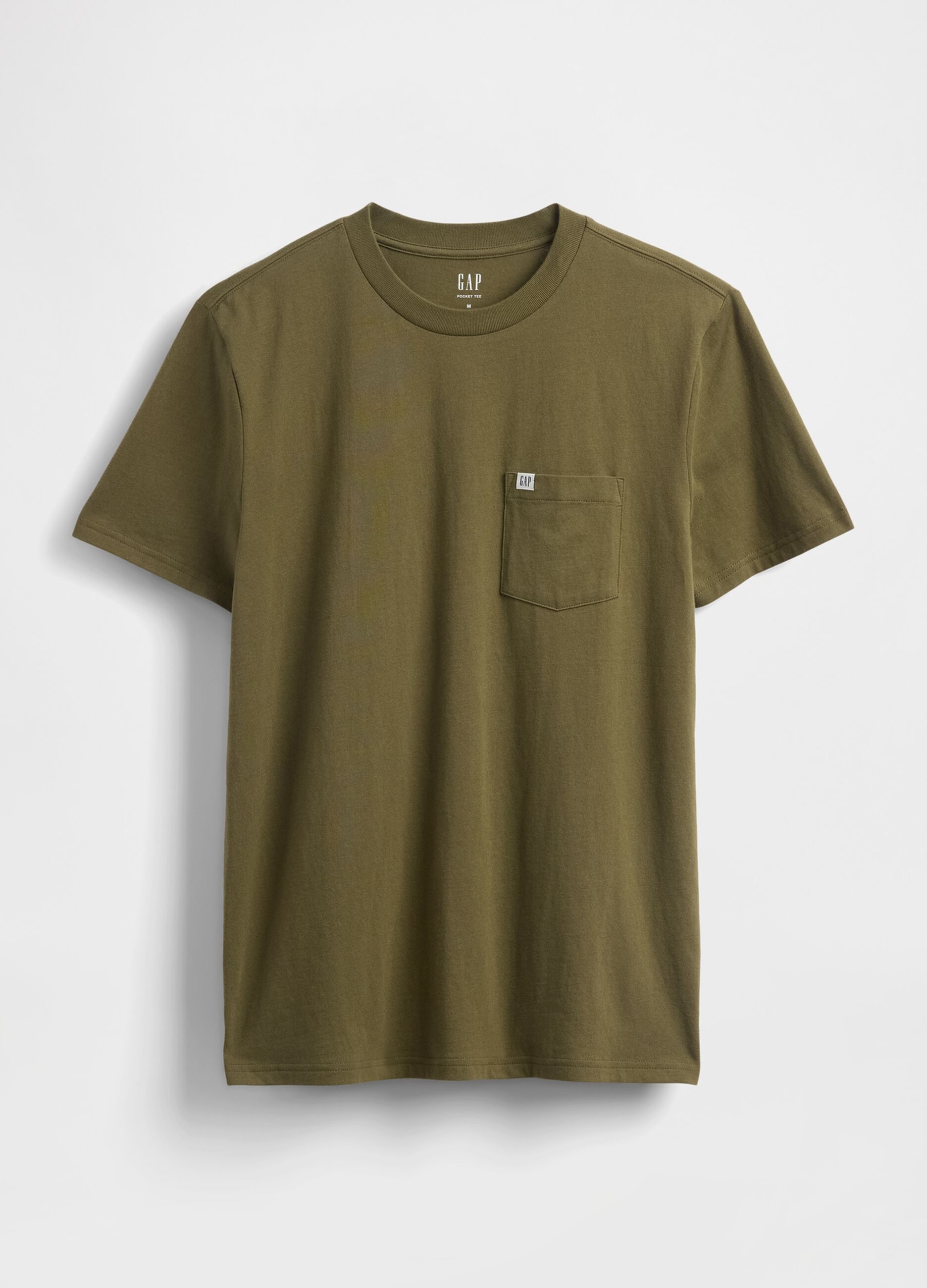 Green Cotton Short Sleeve T-shirt