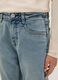 Blue stretch denim regular fit jeans for boys_2