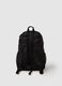 Black backpack with front pocket_1