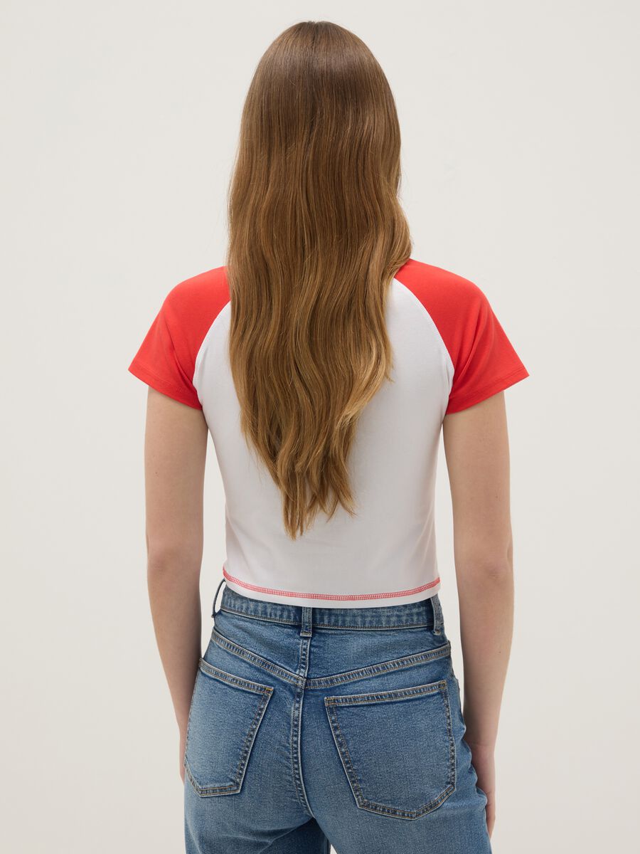 Pure cotton multicolour regular fit New York Red Bulls logo t-shirt_1