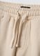 Shorts cargo in puro cotone beige da bambino comfort fit_2