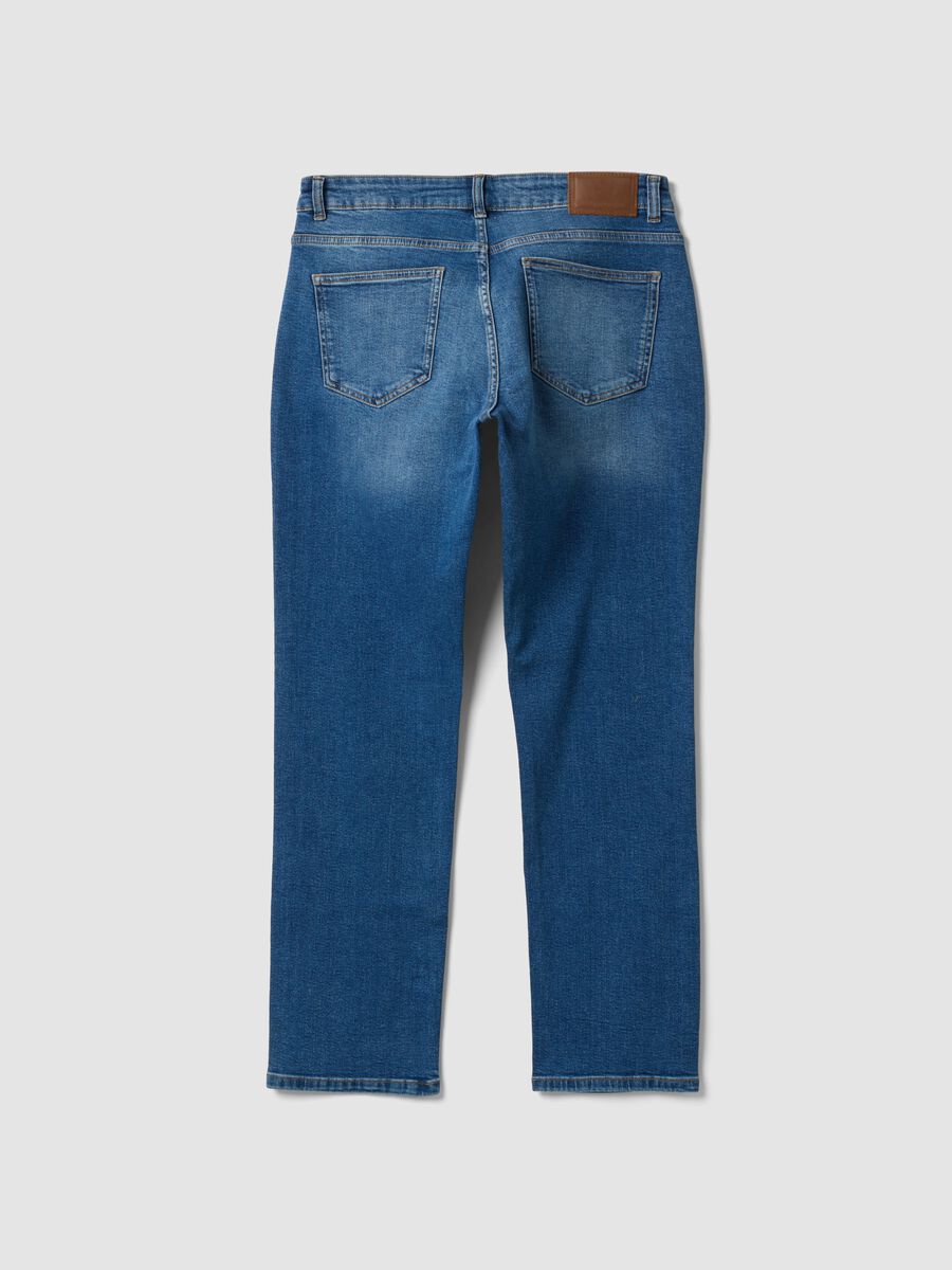 Blue stretch-cotton comfort-fit jeans_6