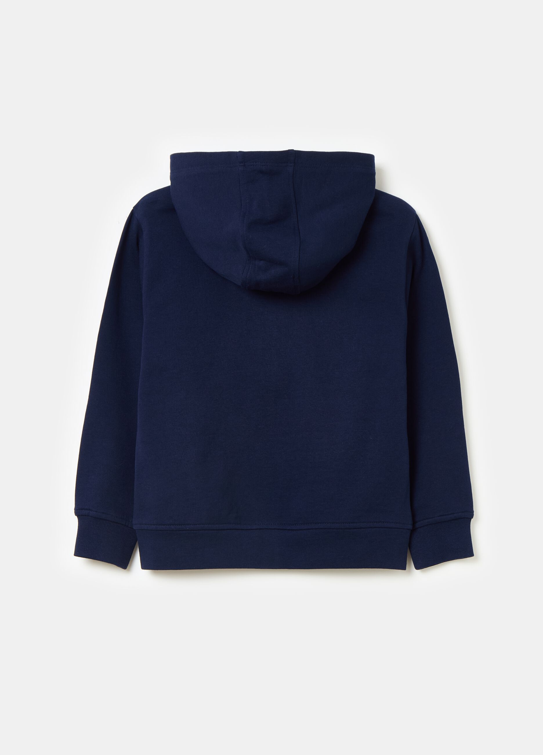 Full-zip in French Terry con cappuccio