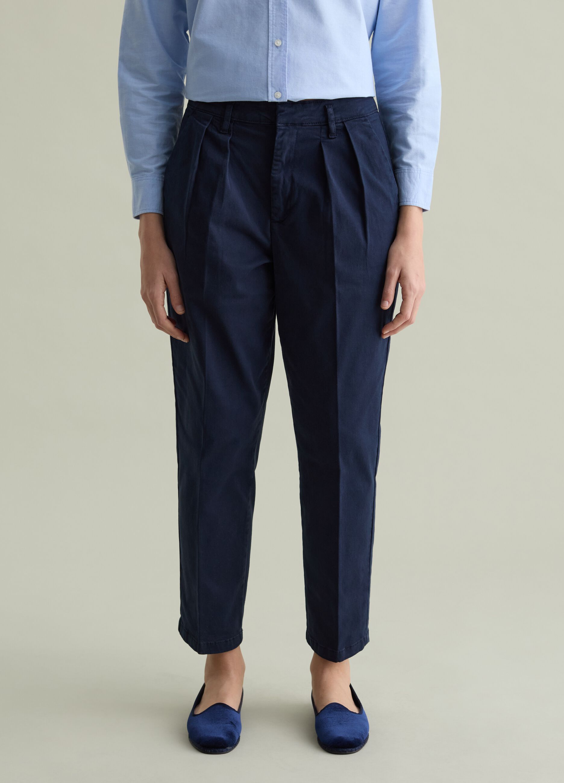 Stretch cotton chinos