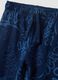 Blue oversized pure cotton all-over print jogger trousers for boys_2