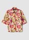 Multicolour pure cotton shirt with bold print and oversized fit_0