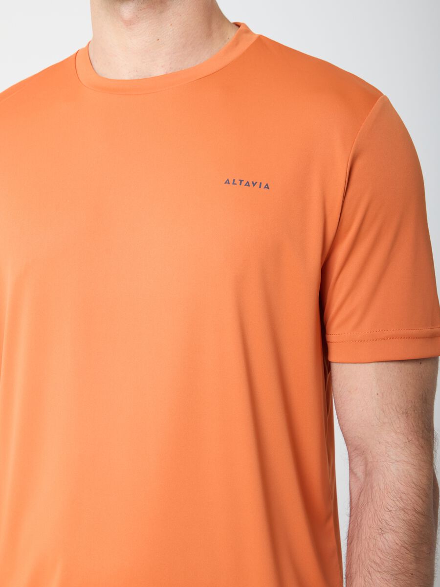 Technical Fabric T-shirt with Contrast Trims ALTAVIA COURT_2