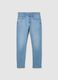 Light blue skinny fit denim jeans_4