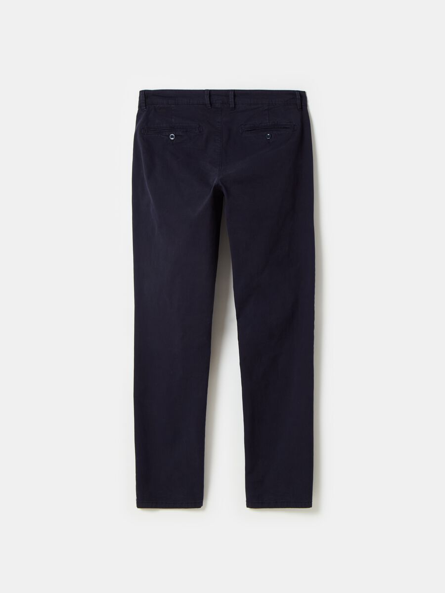 Slim-fit, stretch cotton chinos_4