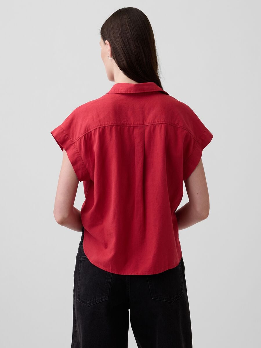 Linen-blend shirt_1