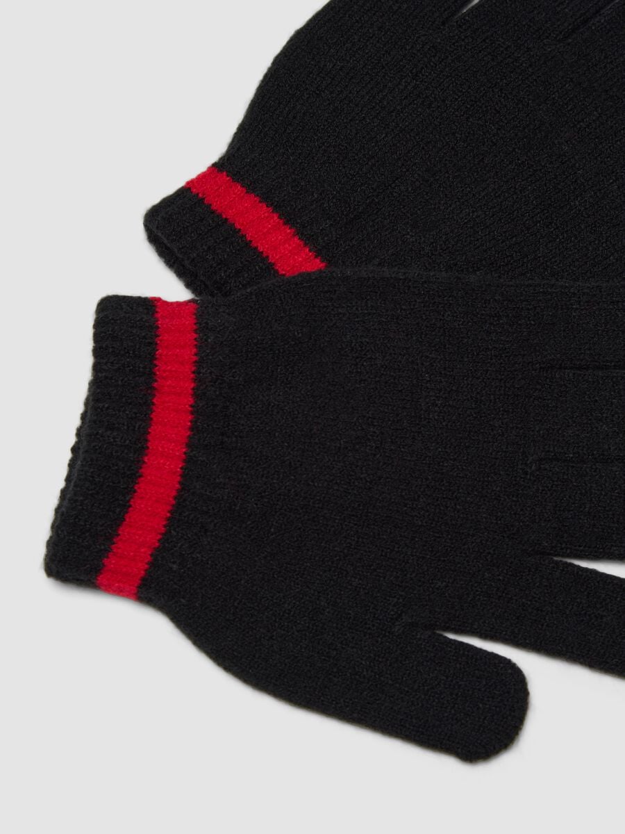 Black gloves with MARVEL Spider-Man print_1