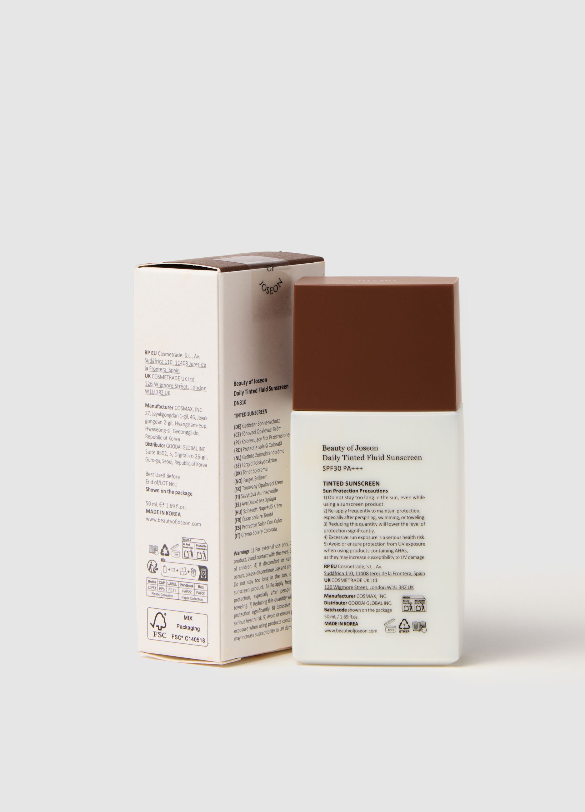 Crema solare colorata con SPF DN310 - skincare coreana