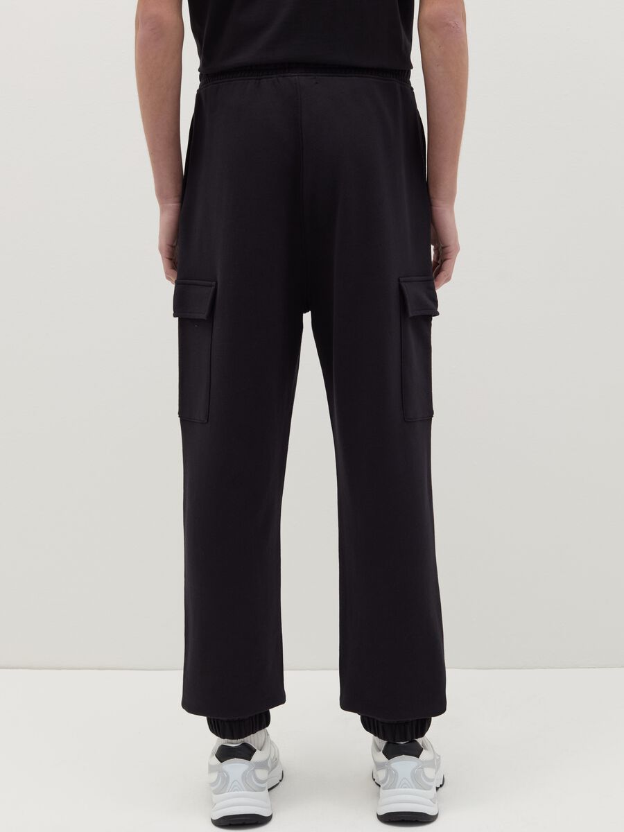 Cargo joggers with elasticated trims_2