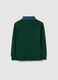 Green pure cotton regular fit kids polo_4