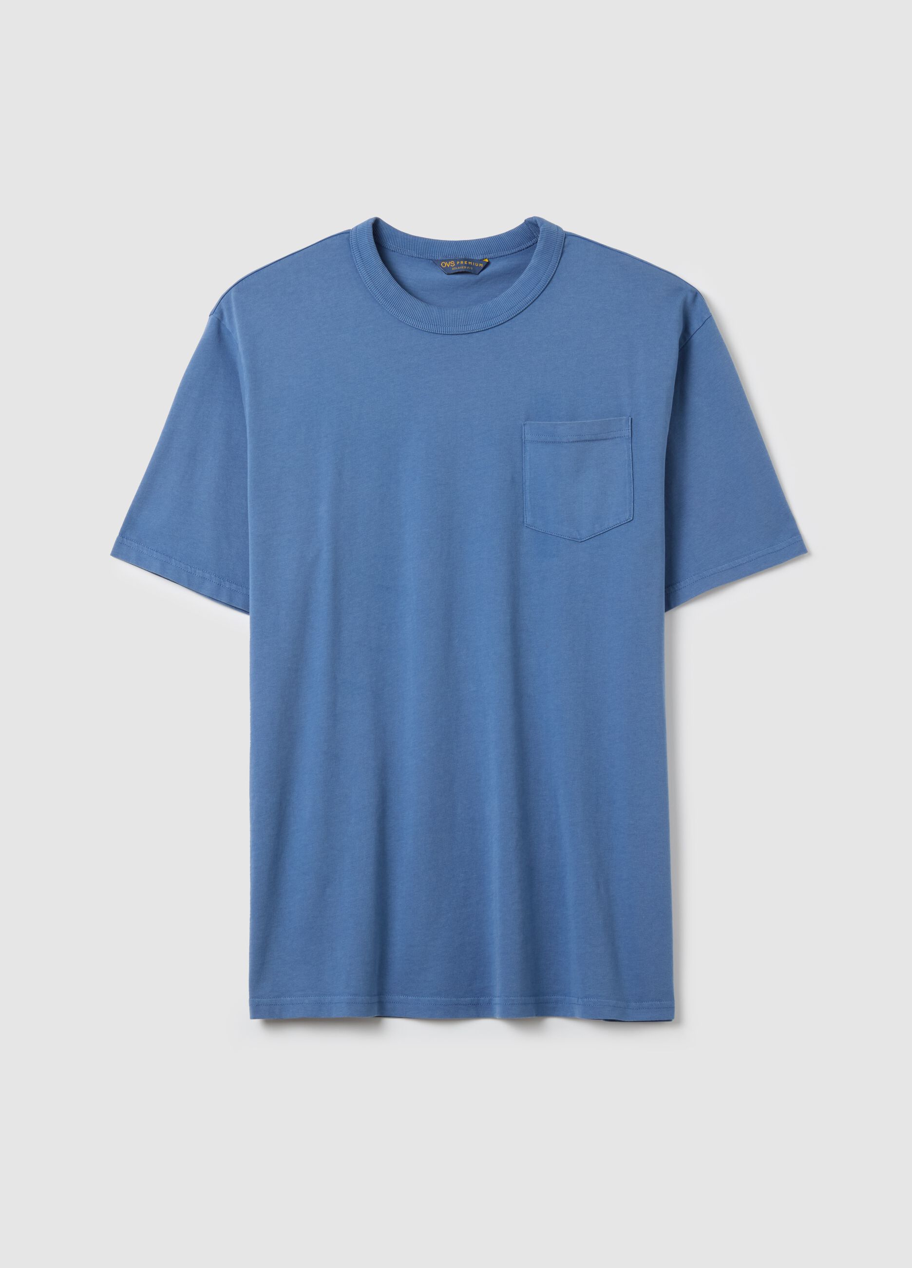 Relaxed-fit T-shirt in cotton with pocket