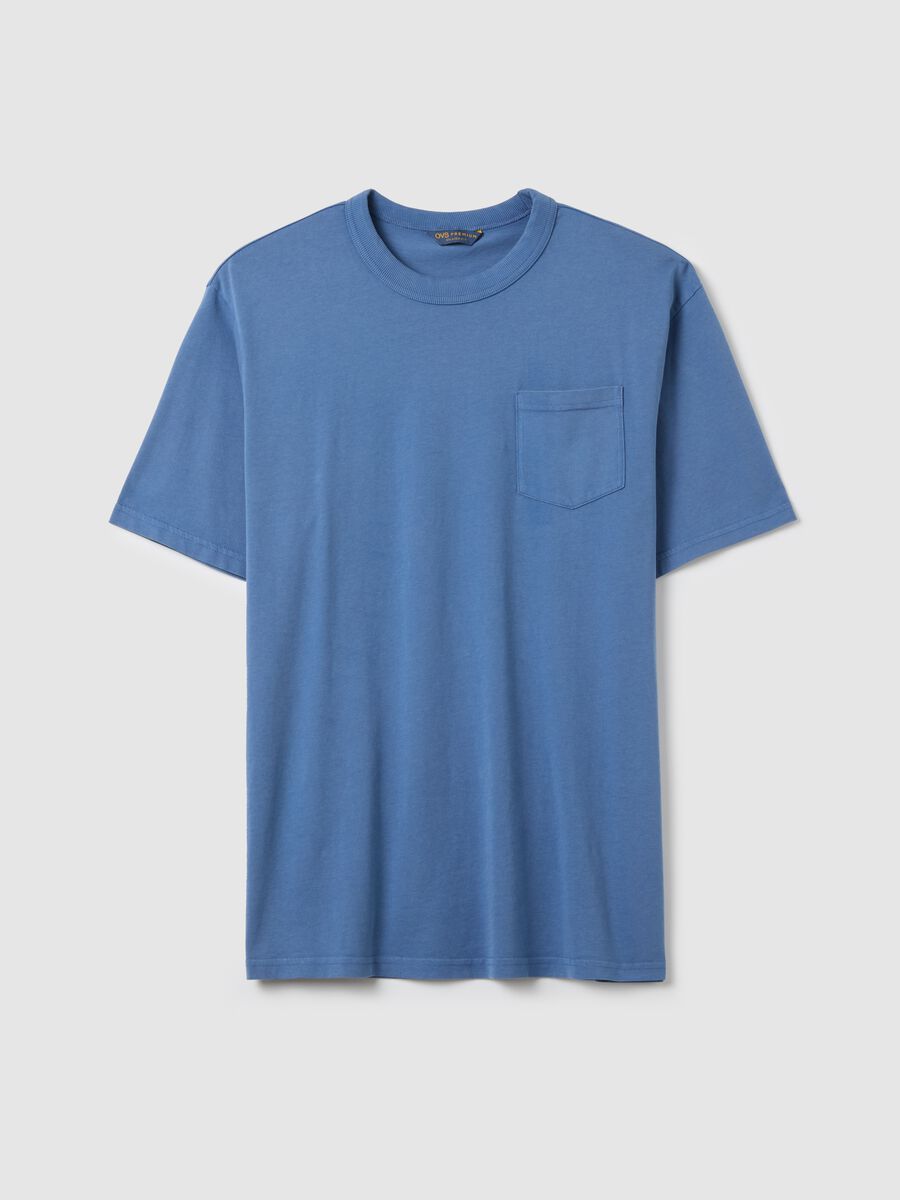Relaxed-fit T-shirt in cotton with pocket_0