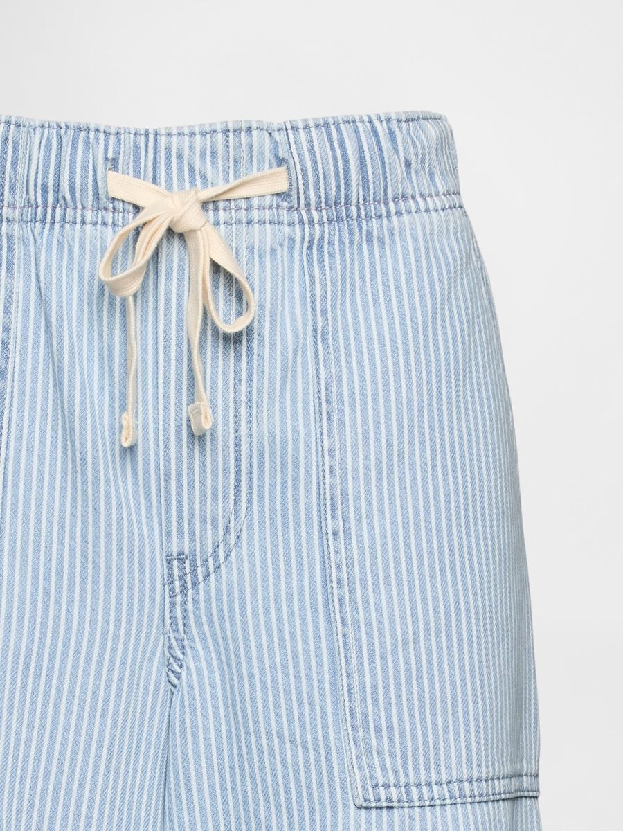 Wide Leg Light Denim Trousers by Gap_5