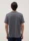 T-shirt girocollo in puro cotone grigio relaxed fit_2