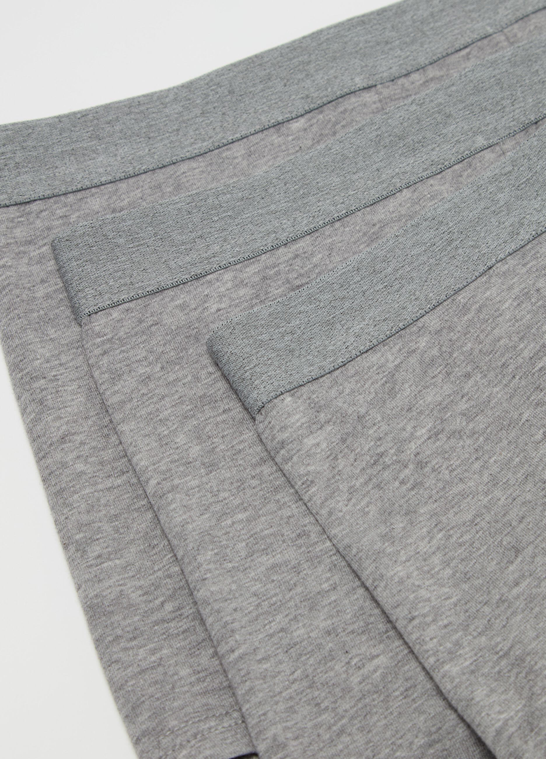 Three-pack boxer shorts in stretch organic cotton