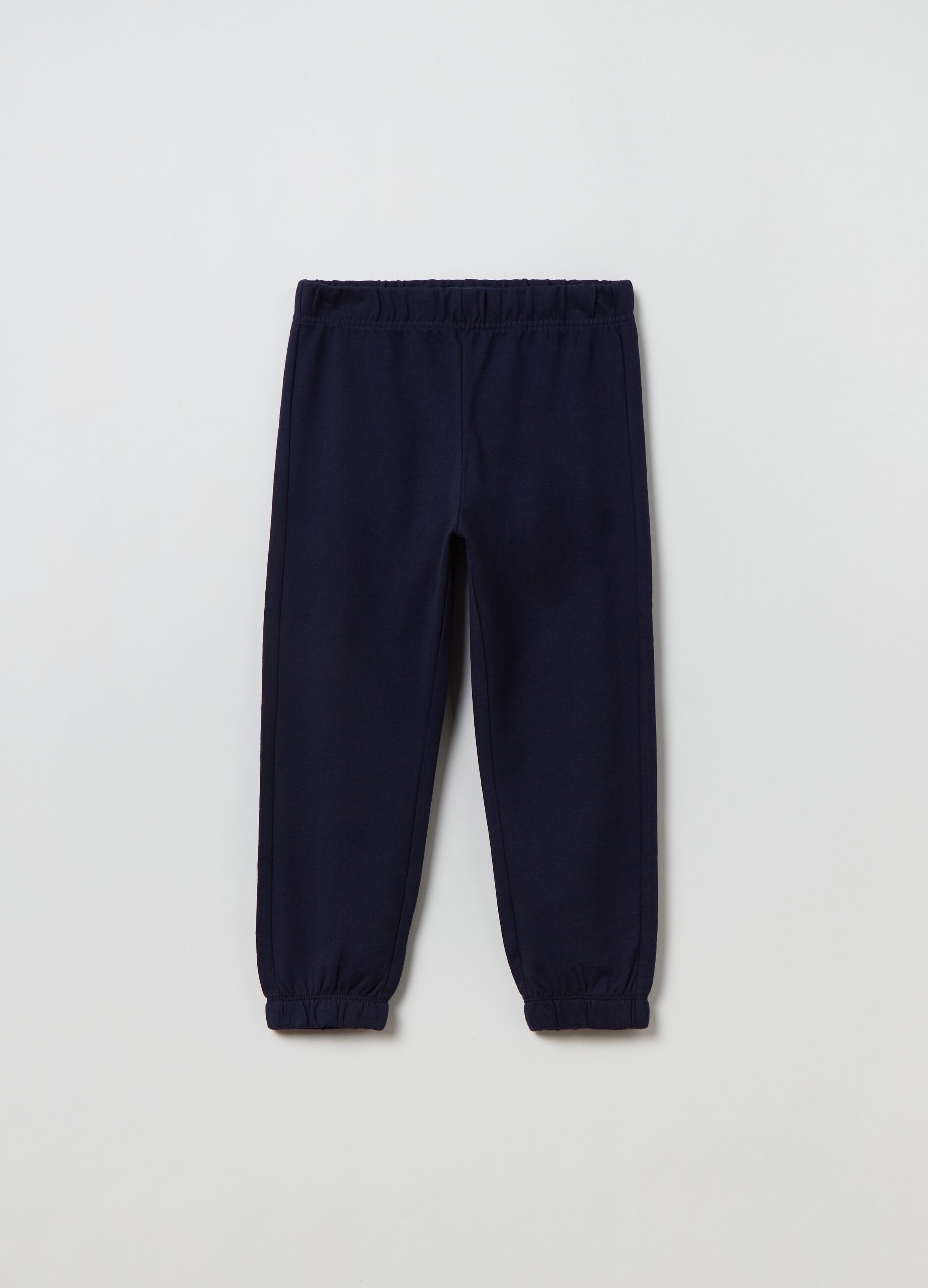 Joggers in felpa con profili elasticati