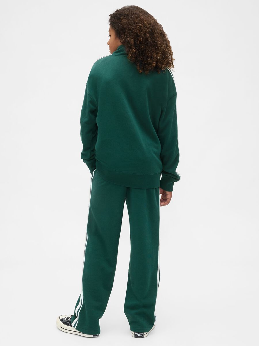 Pantaloni verdi in maglia per bambino_2