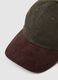Brown Cotton Baseball Cap_1