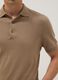 Beige pure cotton polo regular fit_3