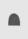 Dark grey stretch-wool beanie_0