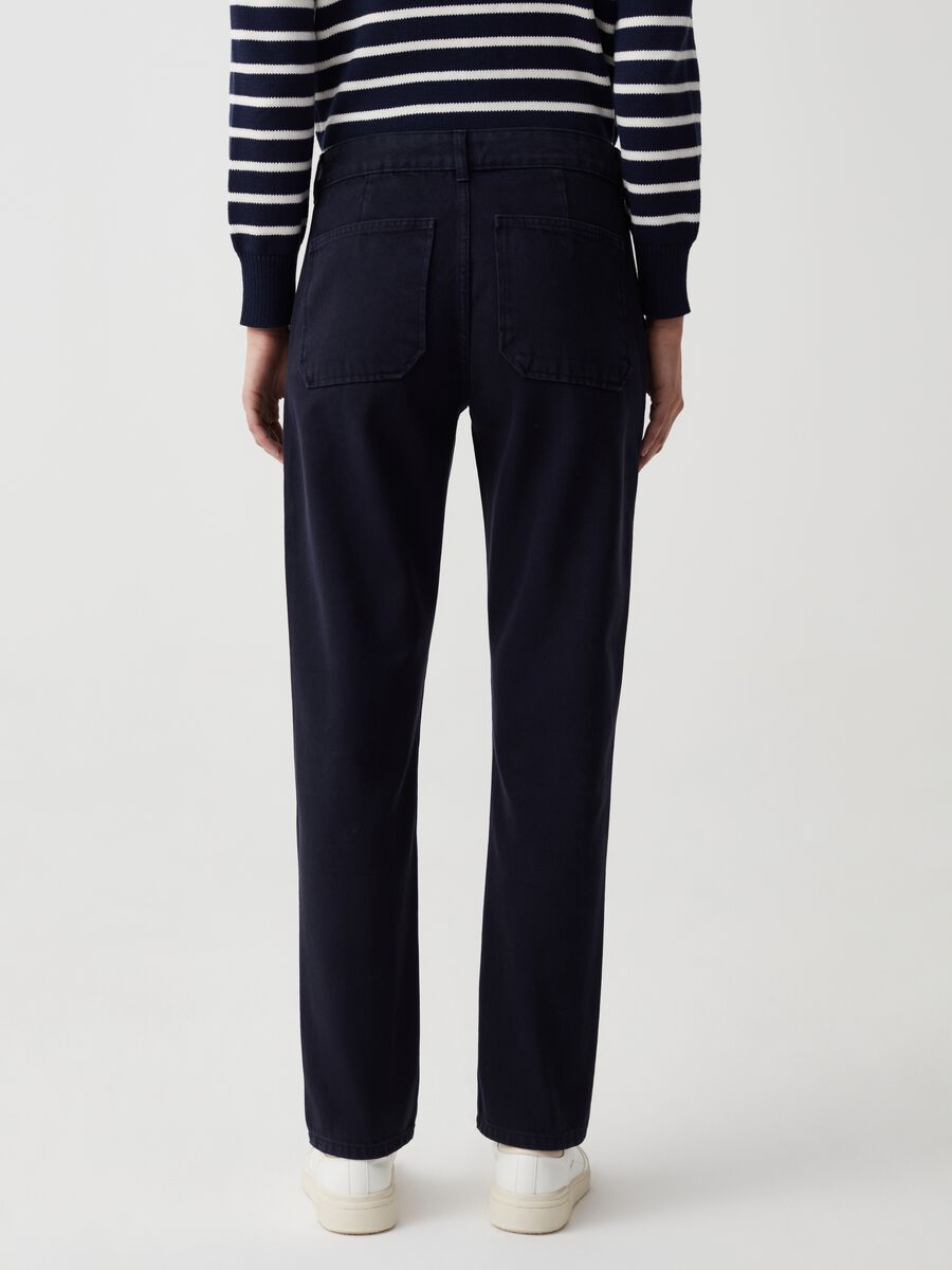 Straight-fit, cotton trousers_2