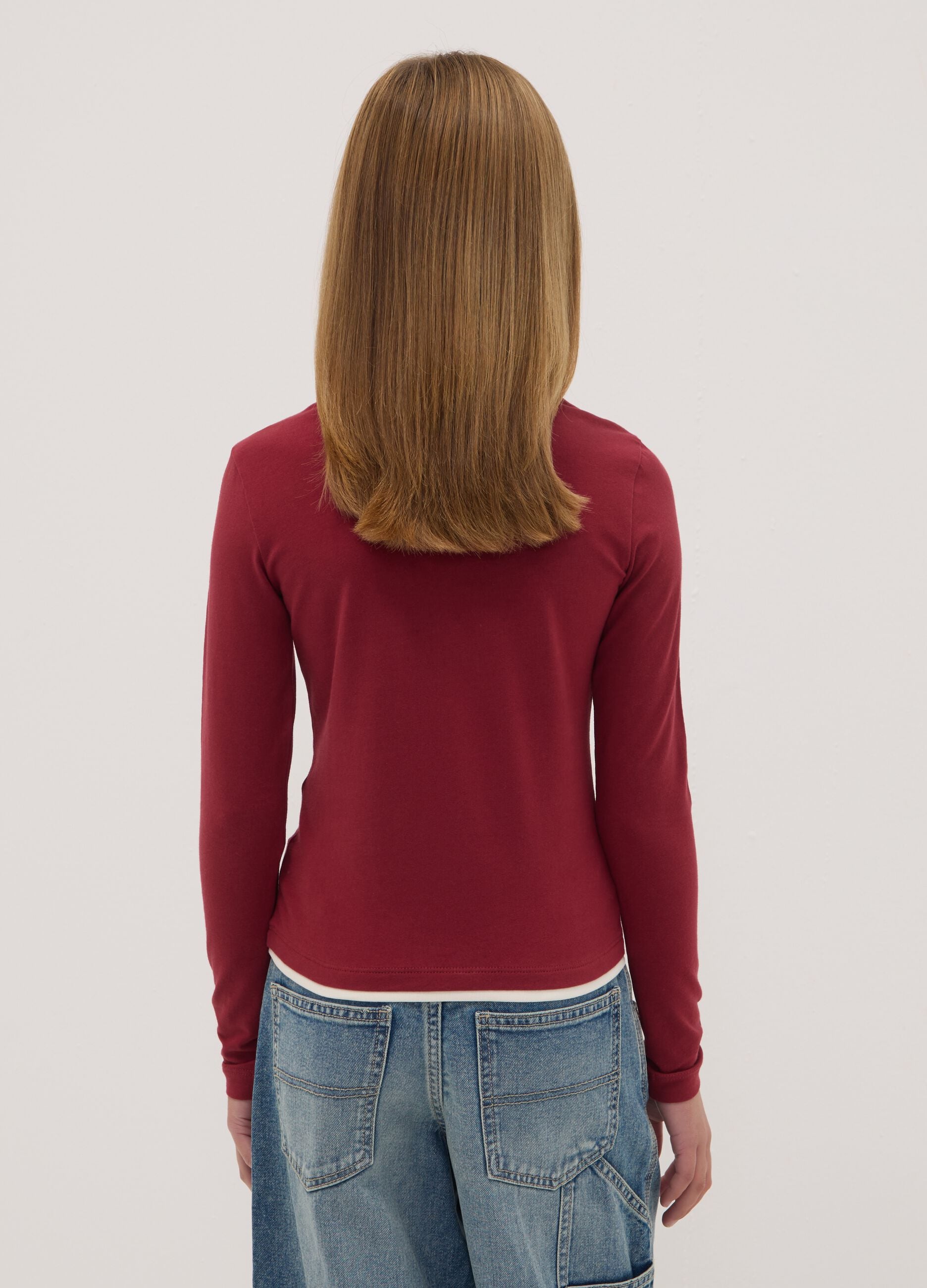 Red Harry Potter stretch cotton T-shirt