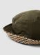 Green reversible cotton-blend hat_2