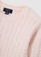 Girls' pink knitted regular fit jumper_2