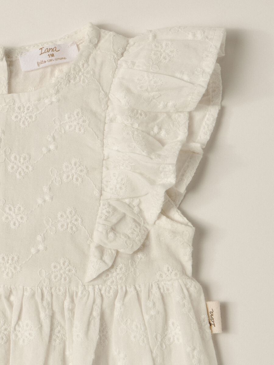 Baby IANA romper + sangallo headband_2