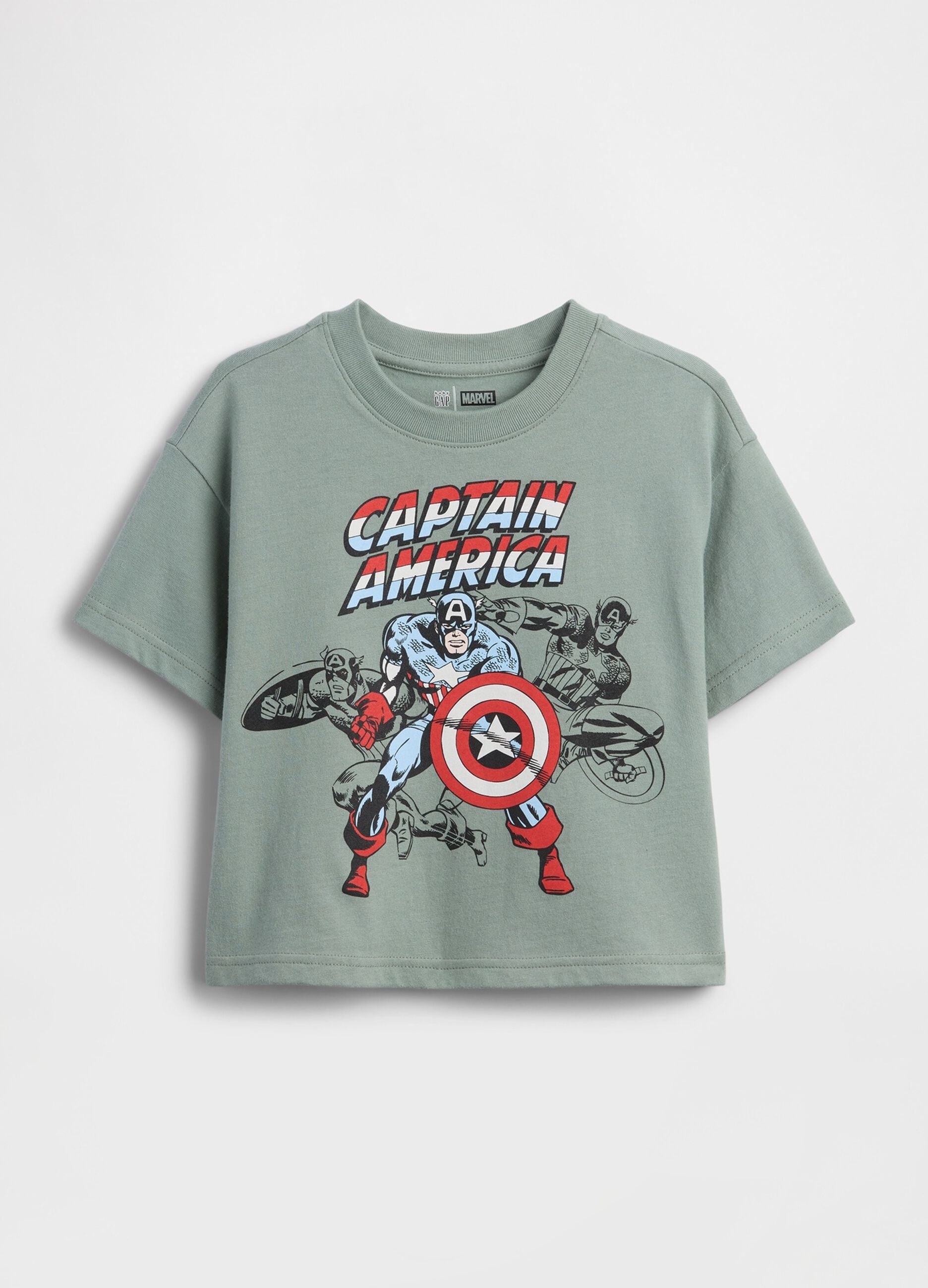 Short-sleeve pure cotton T-shirt with print
