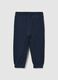 Children's blue cotton trousers with regular fit_1