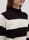 Striped knit top with mock neck_3