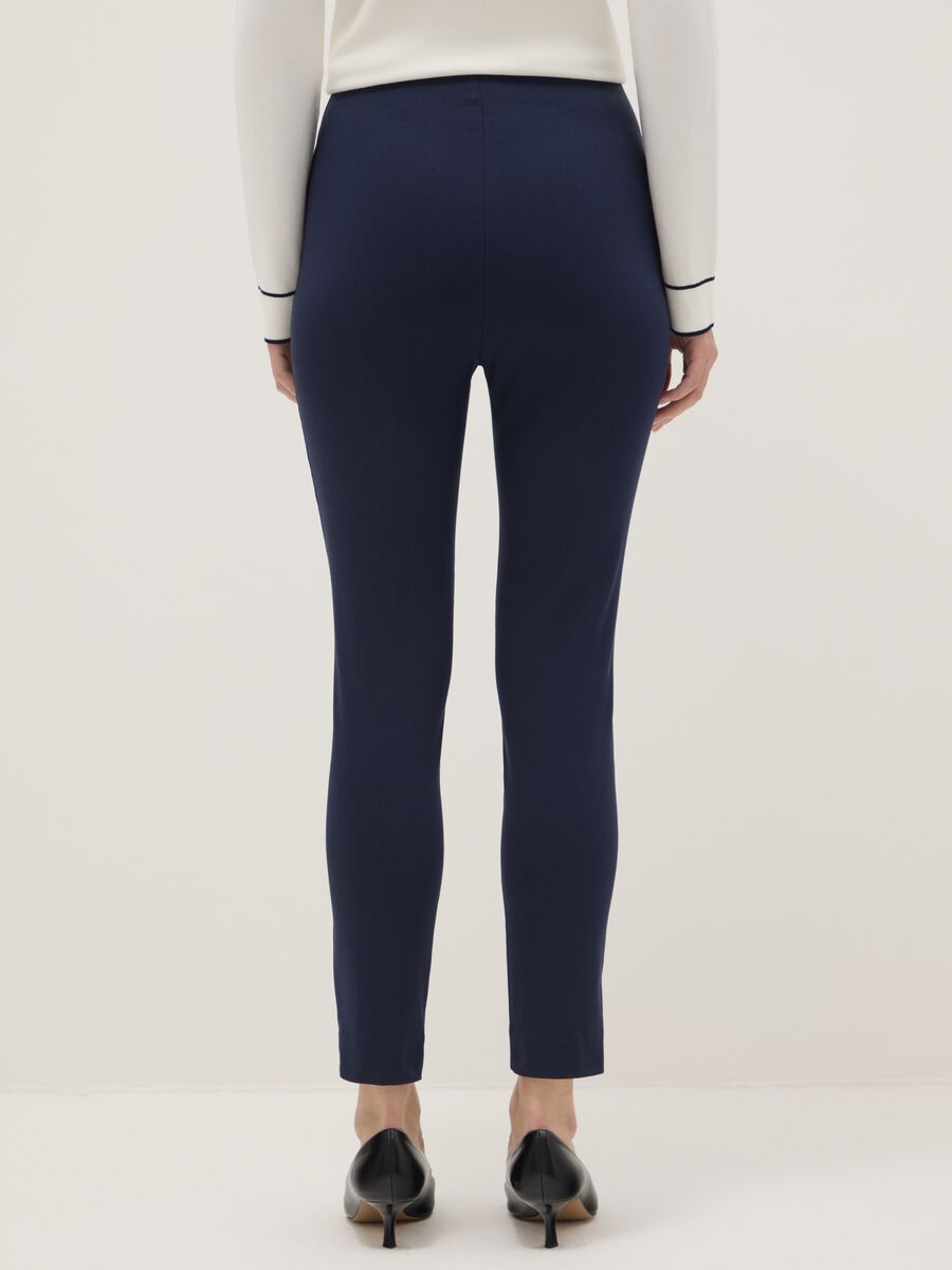 Blue Slim Fit Treggings_2