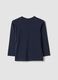Blue pure cotton crew-neck Sonic T-shirt for boys_1