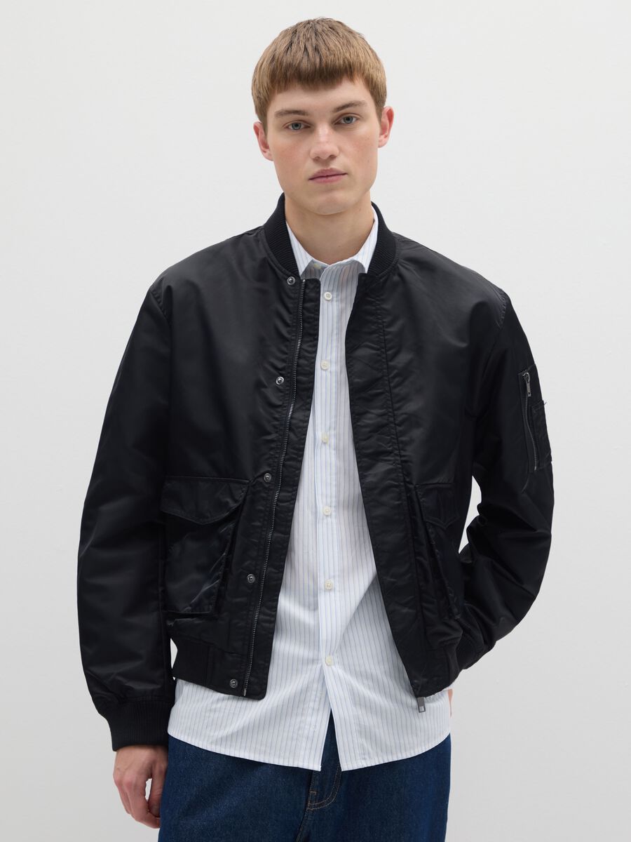 Bomber nero regular fit_0