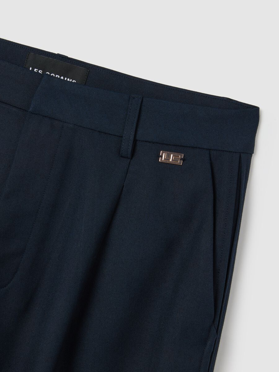 Blue wide leg trousers_1