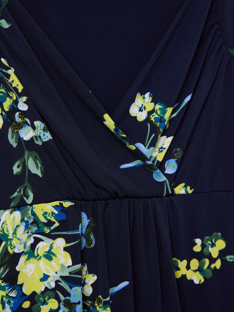 Long floral maternity dress_5