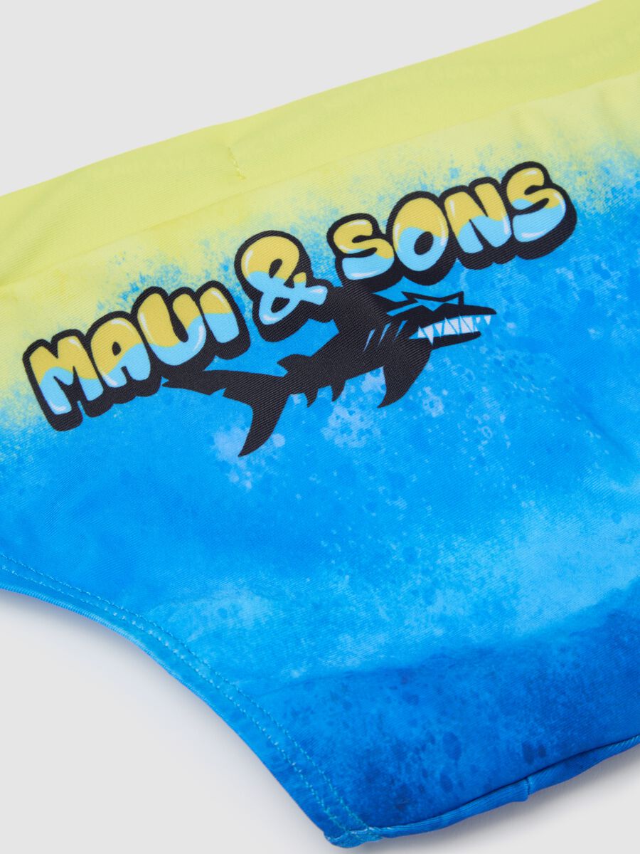 Children's multi-colour elasticated slip briefs with adjustable drawstrings_3