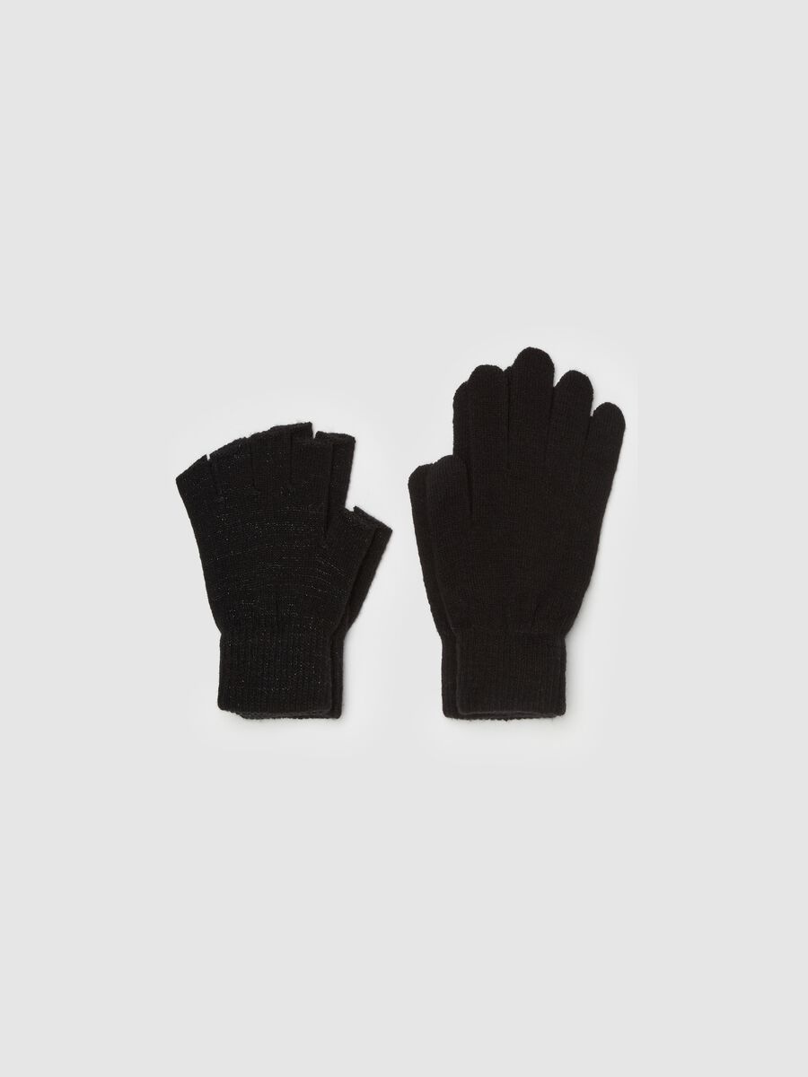Two-pack solid colour gloves_0