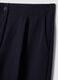 Navy stretch viscose formal trousers, regular fit_1