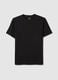 Black cotton regular fit T-shirt_4
