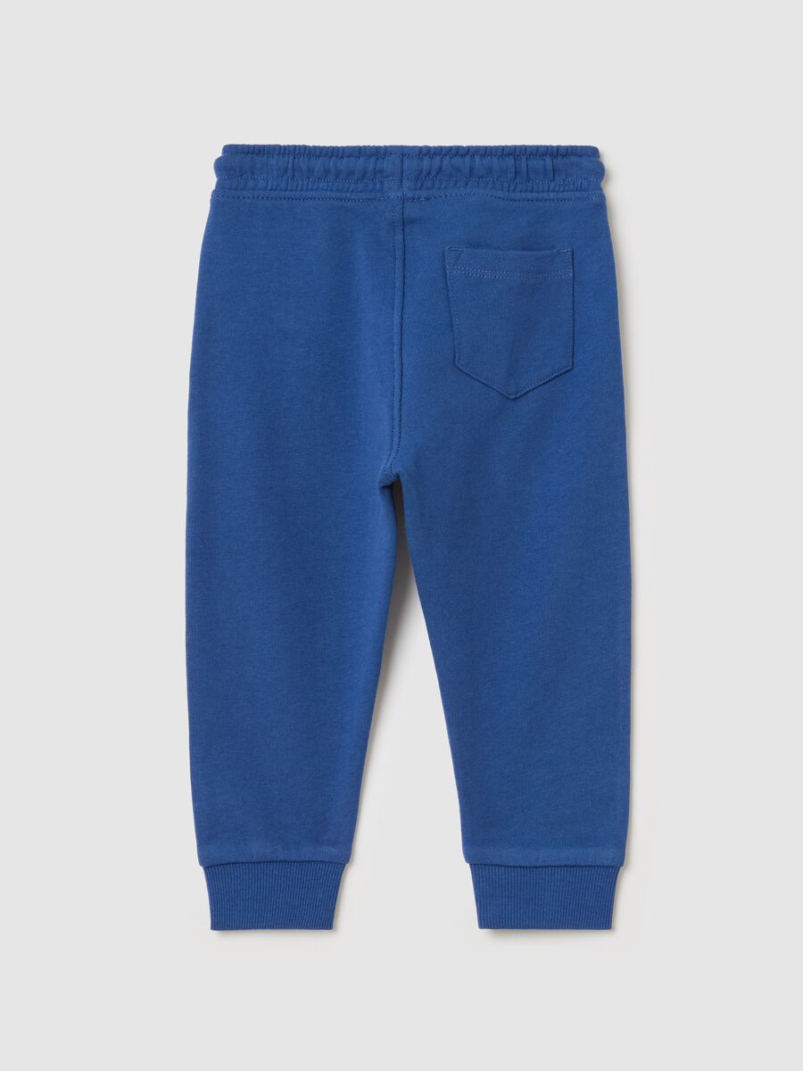 Cotton joggers with drawstring_1