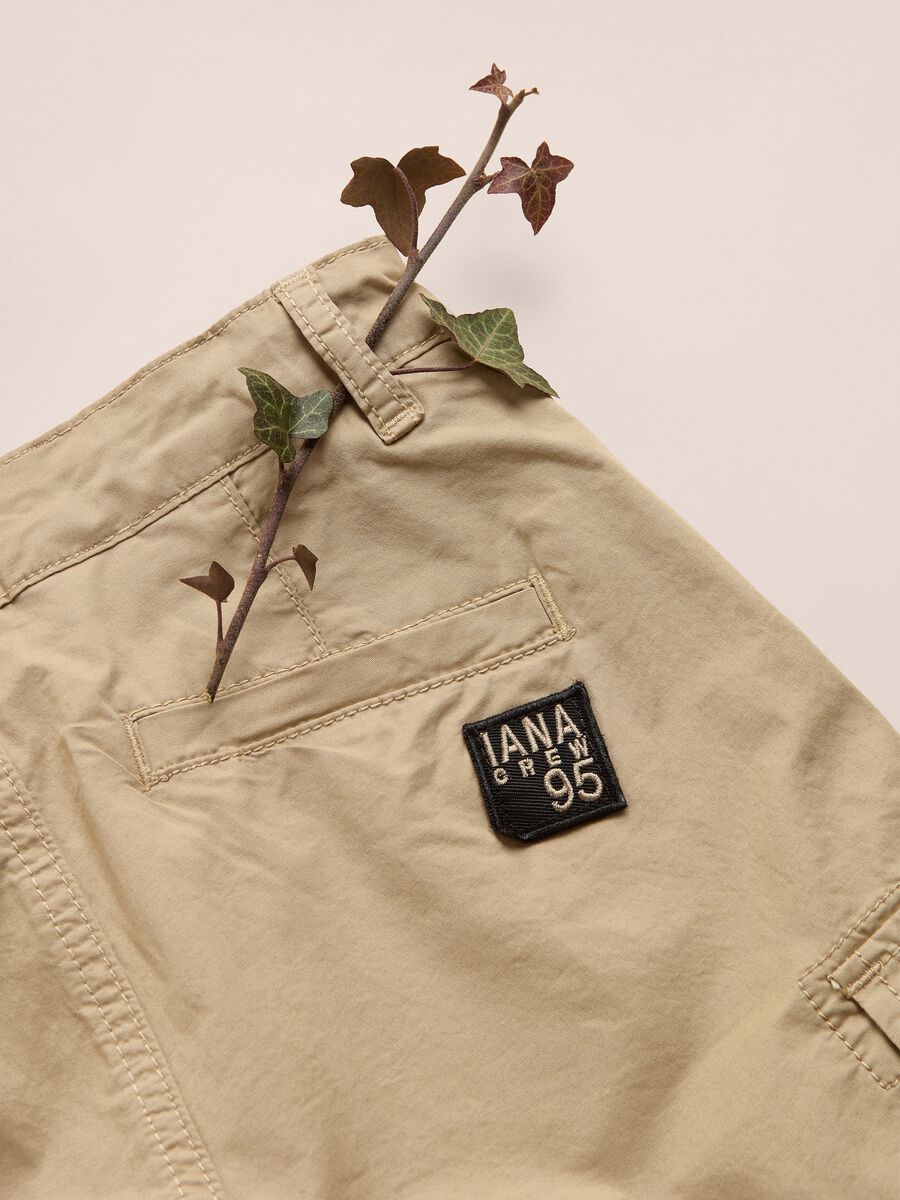 IANA stretch cotton shorts with pockets_1