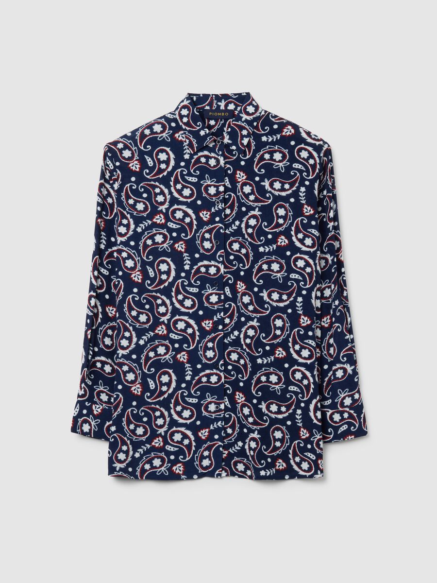 Multicolour Pattern Regular Fit Shirt_4