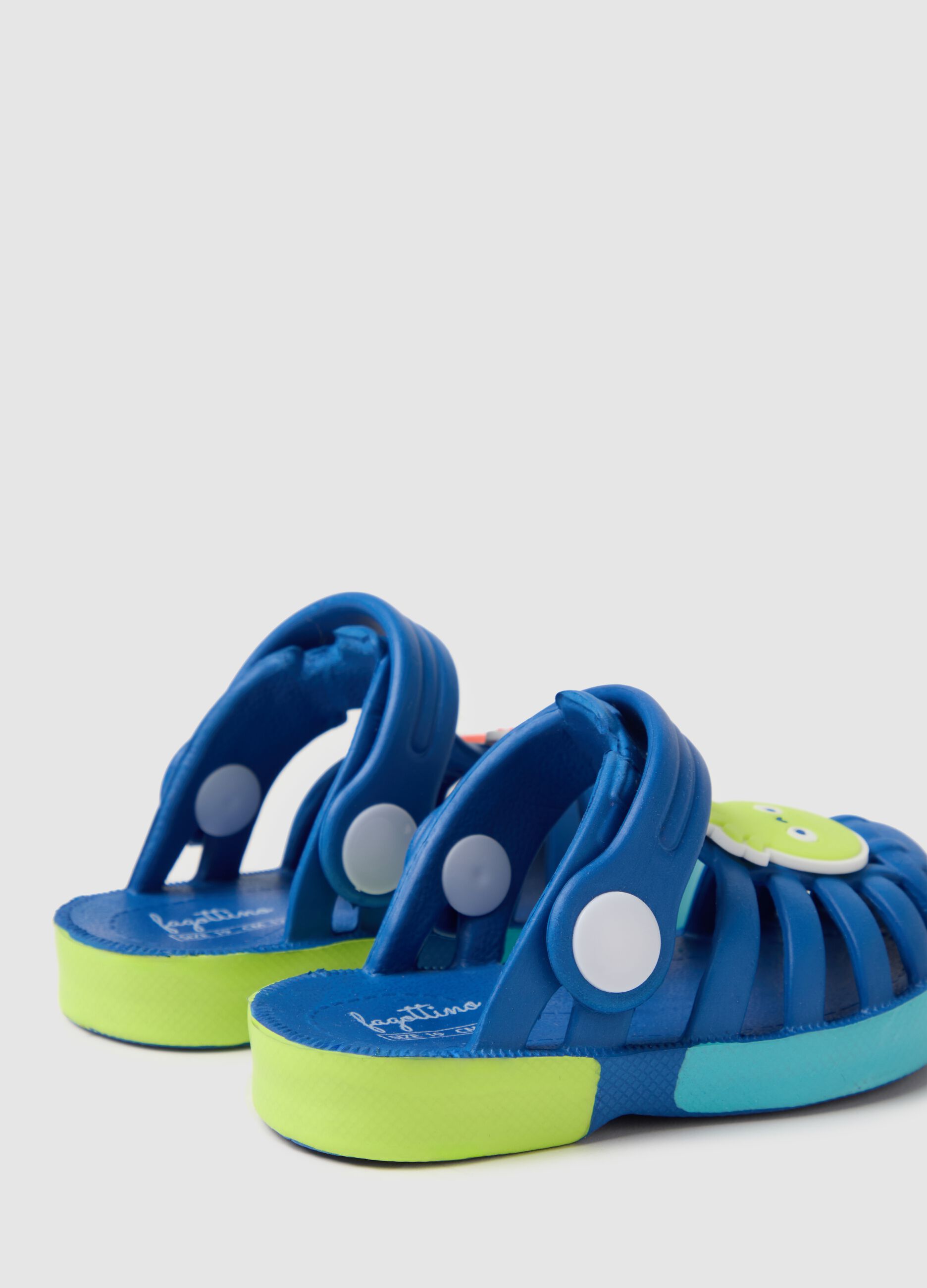 Multicoloured EVA children's sandals with fun details